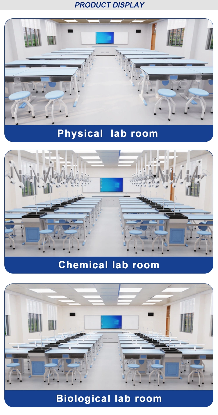 School Student Physics Chemical Laboratory Table and Chairs