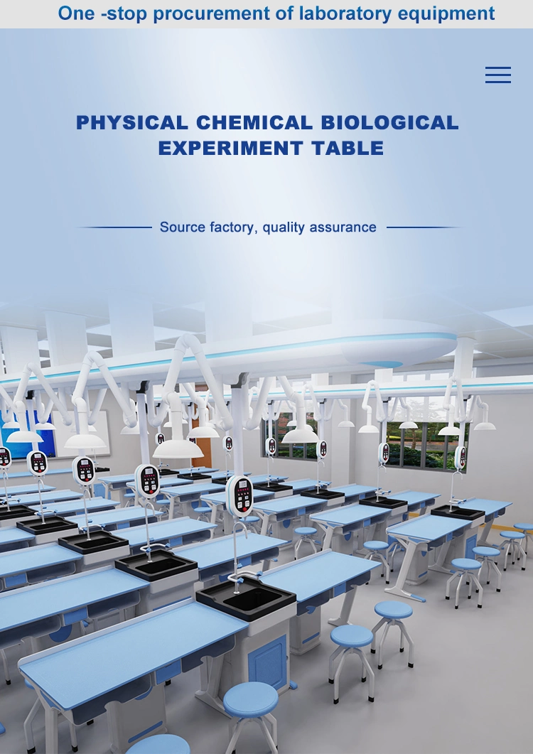 School Student Physics Chemical Laboratory Table and Chairs